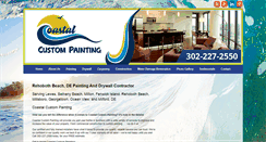 Desktop Screenshot of coastalcustompainting.com